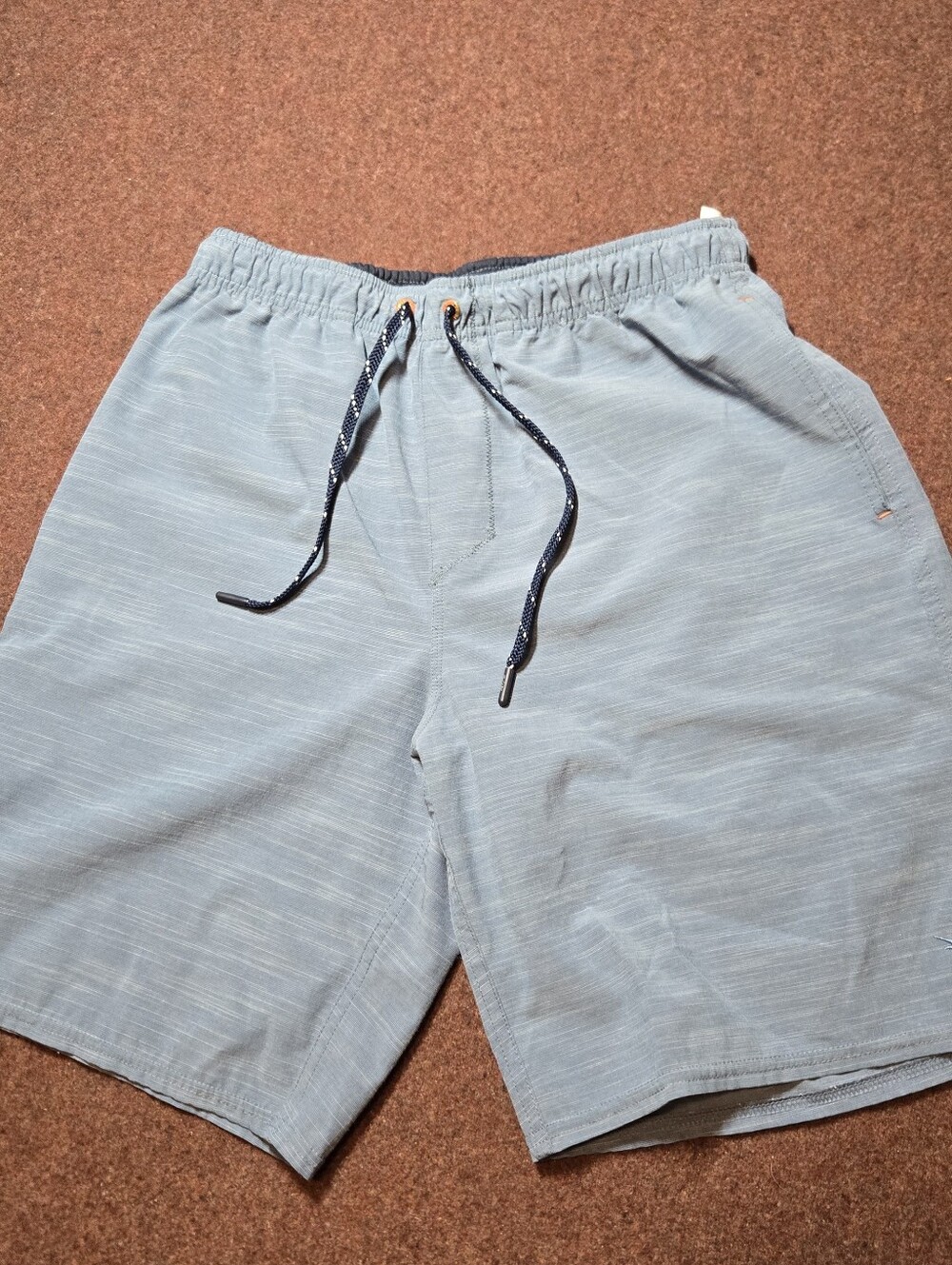 Salt Life Swim Shorts Men's Size Medium With Stretch Waist Light Blue Pockets